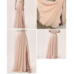 Anthropologie BHLDN Chateau Maxi Womens Wedding Skirt Size M *FLAWED